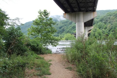 Follow A Sandy Path To The Waterfront When You Visit The Shenandoah River In West Virginia