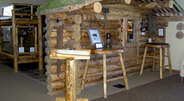Visit A Replica Pioneer Cabin At the Richard Proenneke Museum In Iowa