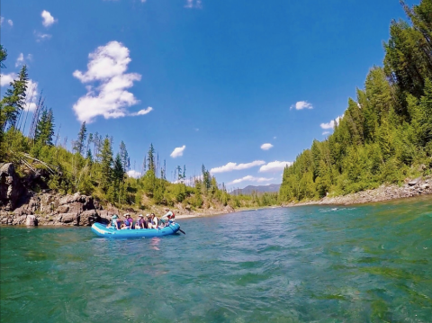 Glacier Guides Takes You Whitewater Rafting Through Montana's Most Famous Park