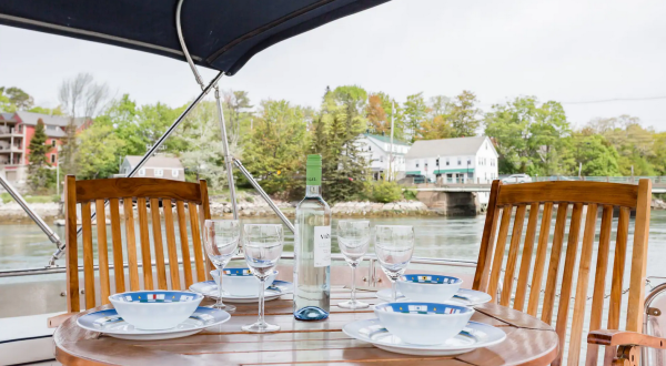 Spend The Night On A Docked Boat At The Nebi Private Yacht In Maine