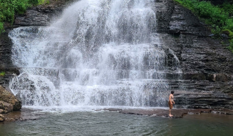 Swim Underneath A Waterfall At This Refreshing Natural Pool In Virginia