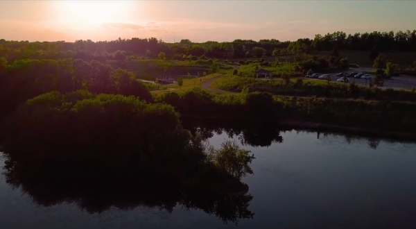 The Drone Footage Of Lake Renwick Preserve In Illinois Is Hauntingly Beautiful