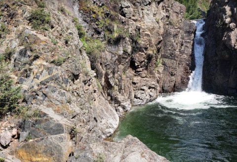 Swim Underneath A Waterfall At This Refreshing Swimming Hole In Colorado