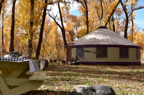 The Dreamy Yurts Along The Gunnison River Are In An Idyllic Setting, Making Them An ideal Summer Destination In Colorado