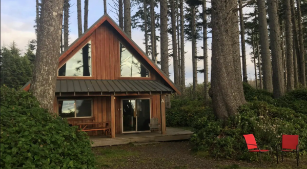 Practice Social Distancing In Style At This Secluded Oceanfront Cabin In Washington