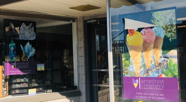 Treat Yourself To Ice Cream And Shop For Unique Gifts At Amethyst Creamery, A True Gem In Washington