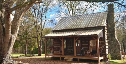 Step Back In Time With A Rustic Stay In A Hand-Hewn 1800s Cabin With Modern Amenities In South Carolina
