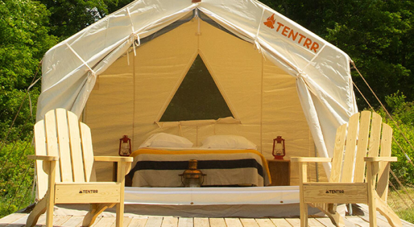 Stay In A Safari Tent When You Spend The Night At Sleeper State Park In Michigan