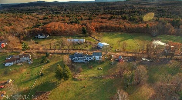 Stay On Top Of A Mountain At Top Of The Ridge Farm For The Best New Hampshire Views