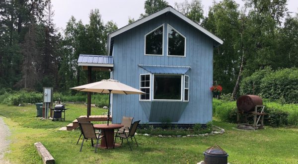 Sneak Away Into The Mountains Of Alaska And Stay In This Charming House By The River