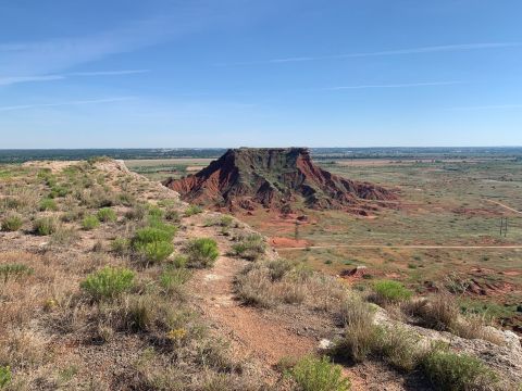 Challenge Yourself To Climb A Mesa When You Visit Gloss Mountain Sate Park This Summer In Oklahoma