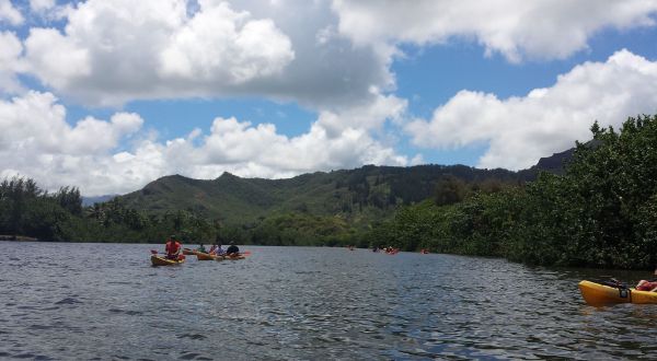 Explore A New Side Of Kauai When You Kayak To Fern Grotto, A Special Water Trail In Hawaii