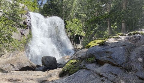 Wake Up Early To See The Waterfall On The Bell's Canyon Trail In Utah