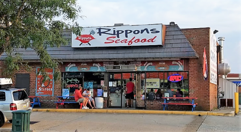 People Go Crazy For The Famous Deviled Crab Eggs At Rippons Seafood In Maryland