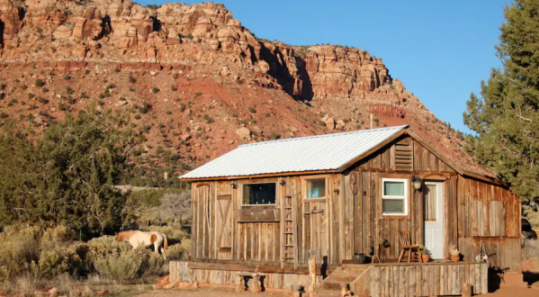Sleep On A 400-Acre Ranch Among Towering Red Cliffs At Lyman’s Place In Arizona