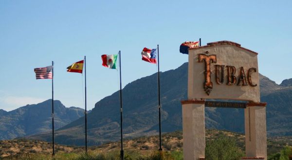 Tubac Is A Quaint Small Town In Arizona Nestled Between Two Mountain Ranges