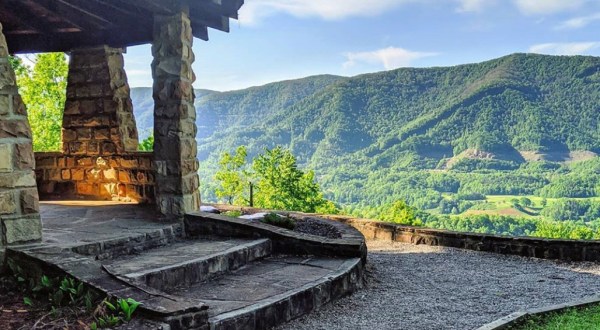 A Stone Gazebo Welcomes You To This Scenic Mountain Park In Kentucky