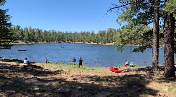 Nestled In Rim Country, Woods Canyon Lake Has Some Of The Clearest Water In Arizona