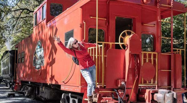 Ride The Rails In Your Own Private Caboose In The Mountains Of North Carolina