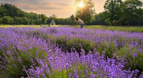 Get Completely Lost In Lavender Pond Farm, A Beautiful 25-Acre Lavender Farm In Connecticut
