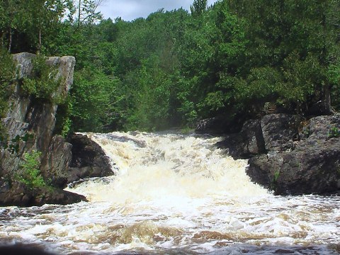 Navigate Your Way From A Beach To A 22-Foot Waterfall On This Wisconsin Paddling Adventure