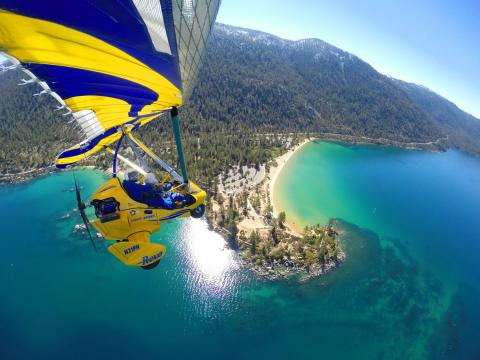 Fly In A Hang Glider Above Lake Tahoe In Nevada For An Adventure You'll Never Stop Bragging About