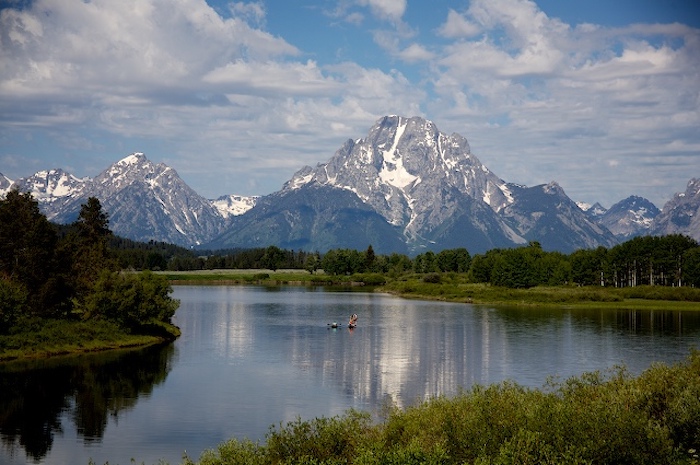 Snake River is at a great national park to visit in Wyoming
