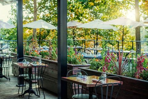The Waterfall Views From Passerelle Bistro In South Carolina Are As Praiseworthy As The Food