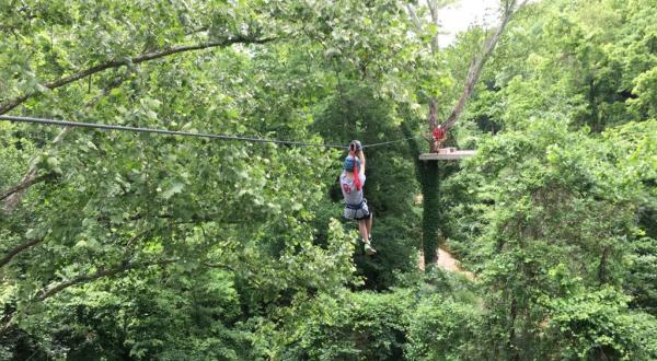The Zipline At Zip Line USA In Missouri Is The Longest, Highest, and Largest In The State