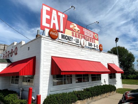 Order Some Of The Best Burgers In Wisconsin At Mickey-Lu-Bar-B-Q, A Ramshackle Fast Food Joint
