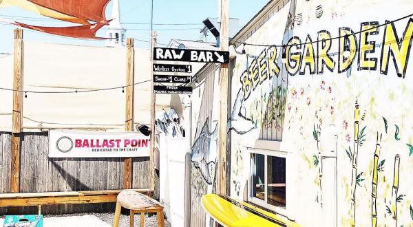There’s A $1 Raw Bar Hiding In Massachusetts’ Perks Coffee Shop & Beer Garden