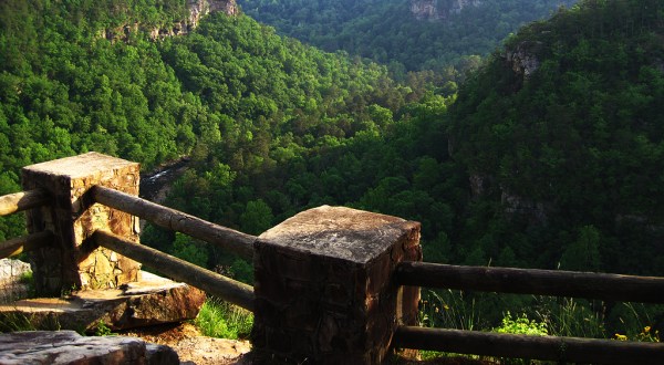 Experience A Spectacular Canyon View From Crow Point Overlook In Alabama