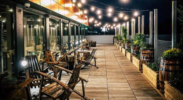 A Scenic Rooftop Beer Garden In Connecticut, Area Two Is A Wonderful Place To Relax