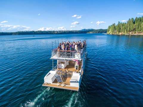 Rent Your Own Two-Story Party Boat In Idaho For An Amazing Time On The Water