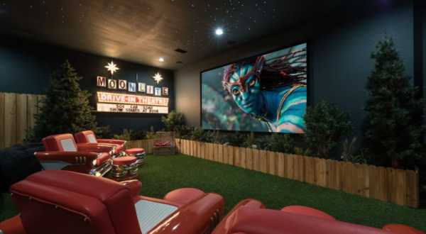 This Luxury Villa Rental In Florida Has Its Own “Drive-In” Home Theater
