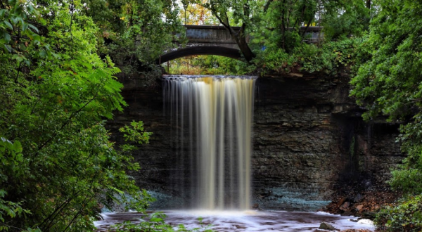 A Quick Detour Is All It Takes To Access One Of Wisconsin’s Most Picturesque Waterfalls        