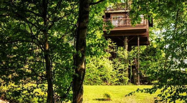 Stay Overnight At This Spectacularly Unconventional Treehouse In Pennsylvania