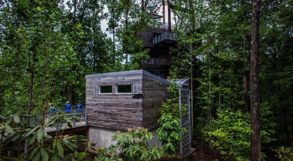 Few People Know Of The 5-Story Treehouse Hiding Deep In The West Virginia Woods