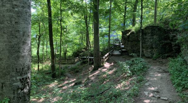 Take An Easy Out-And-Back Trail To Enter Another World At Clifty Falls In Indiana