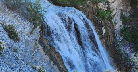 The Utah Valley Views And Waterfall Make The Difficult Grove Creek Spring Hike Worth It