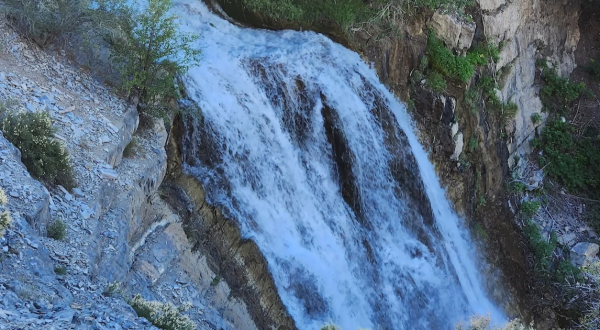 The Utah Valley Views And Waterfall Make The Difficult Grove Creek Spring Hike Worth It