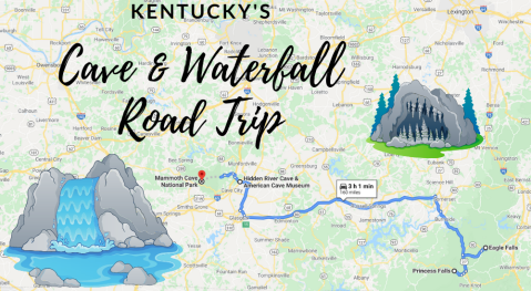 Take This Unforgettable Road Trip To Experience Some Of Kentucky's Most Impressive Caves And Waterfalls
