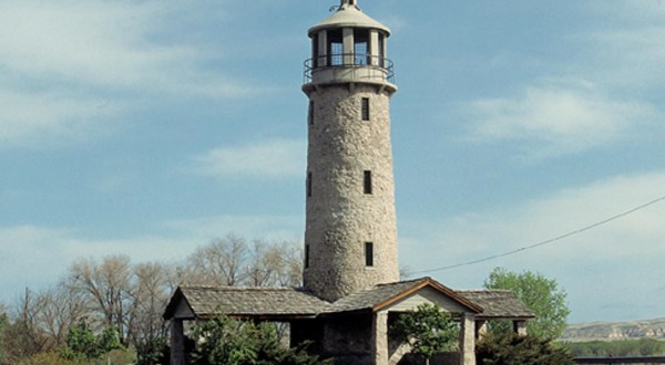 Visit The Dazzling Lake Minatare In Western Nebraska To See This Unique Lighthouse