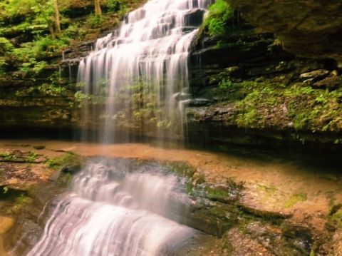 Escape To The Natural Beauty Of Tennessee By Taking A Hike At Stillhouse Hollow Falls