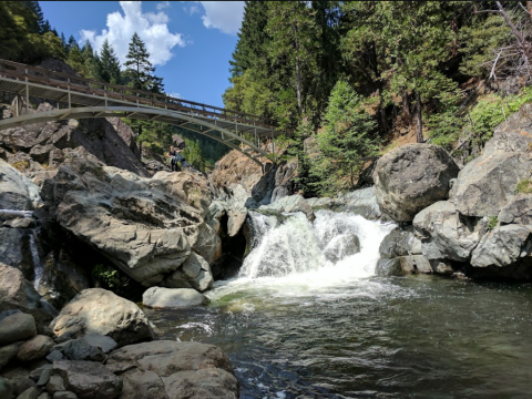 A Quick Detour Is All It Takes To Access One Of Northern California's Most Picturesque Waterfalls
