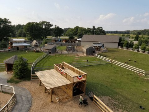Deer Tracks Junction In Michigan Offers Homemade Ice Cream, A Petting Zoo, And Endless Family Fun