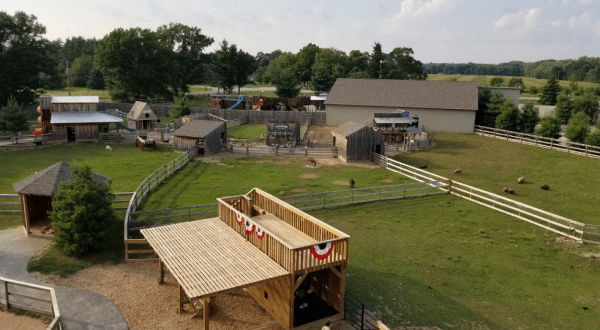 Deer Tracks Junction In Michigan Offers Homemade Ice Cream, A Petting Zoo, And Endless Family Fun