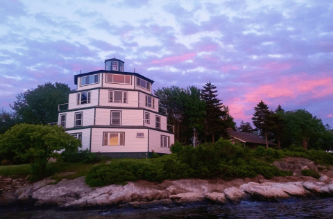 You Can Sleep In A Lighthouse At The Sebasco Harbor Resort In Maine