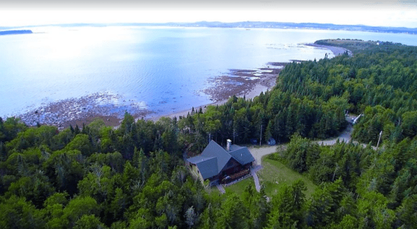 Enjoy A Secluded Beach And Stunning Sunsets At This Oceanfront Cabin In Maine
