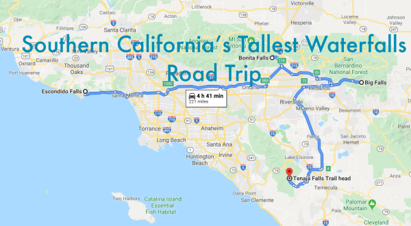 Spend The Day Exploring Southern California’s Tallest Falls On This Wonderful Waterfall Road Trip